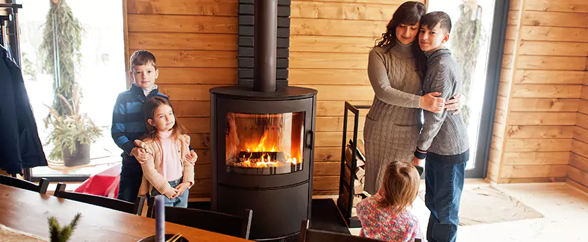 Morso Cast Iron Fireplace Insert Installation in Artesia, California